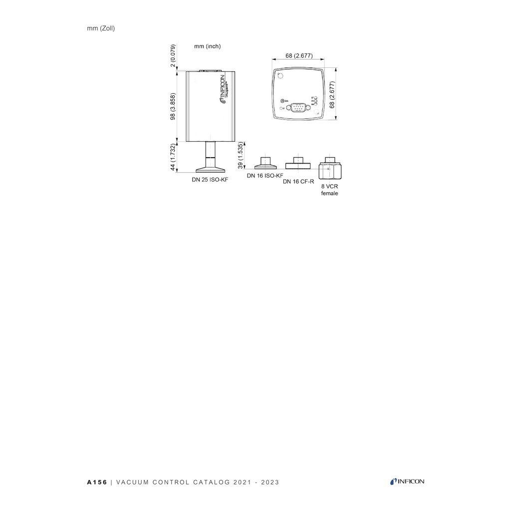 Maßblatt Katalog S. 168