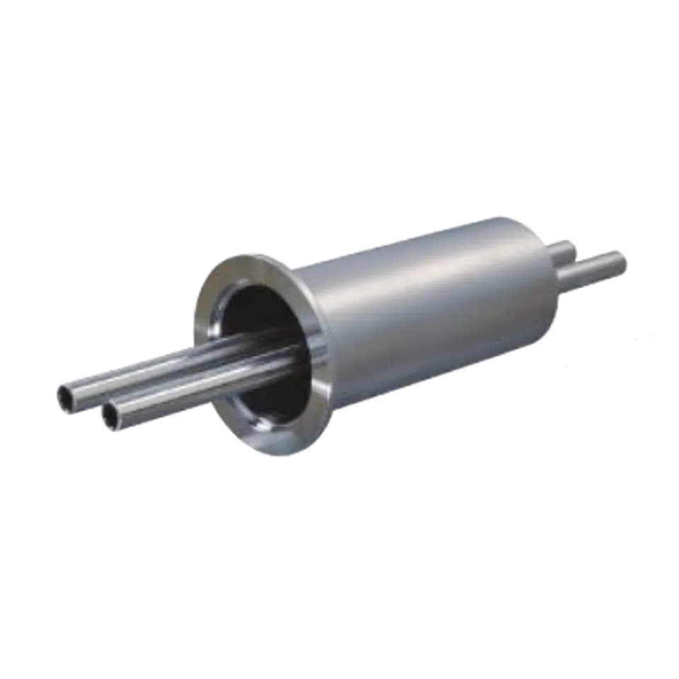 [214-101] liquid feedthrough DN 40 (DN 40 ISO-KF sıvı)