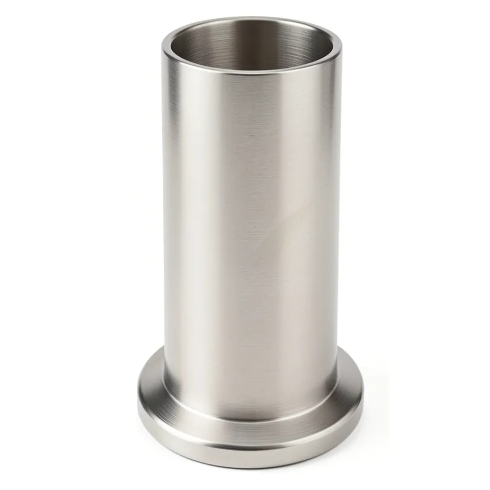 [211-206] Flansch mit Rohransatz lang ISO-KF (Al 6082, DN 10 ISO-KF)