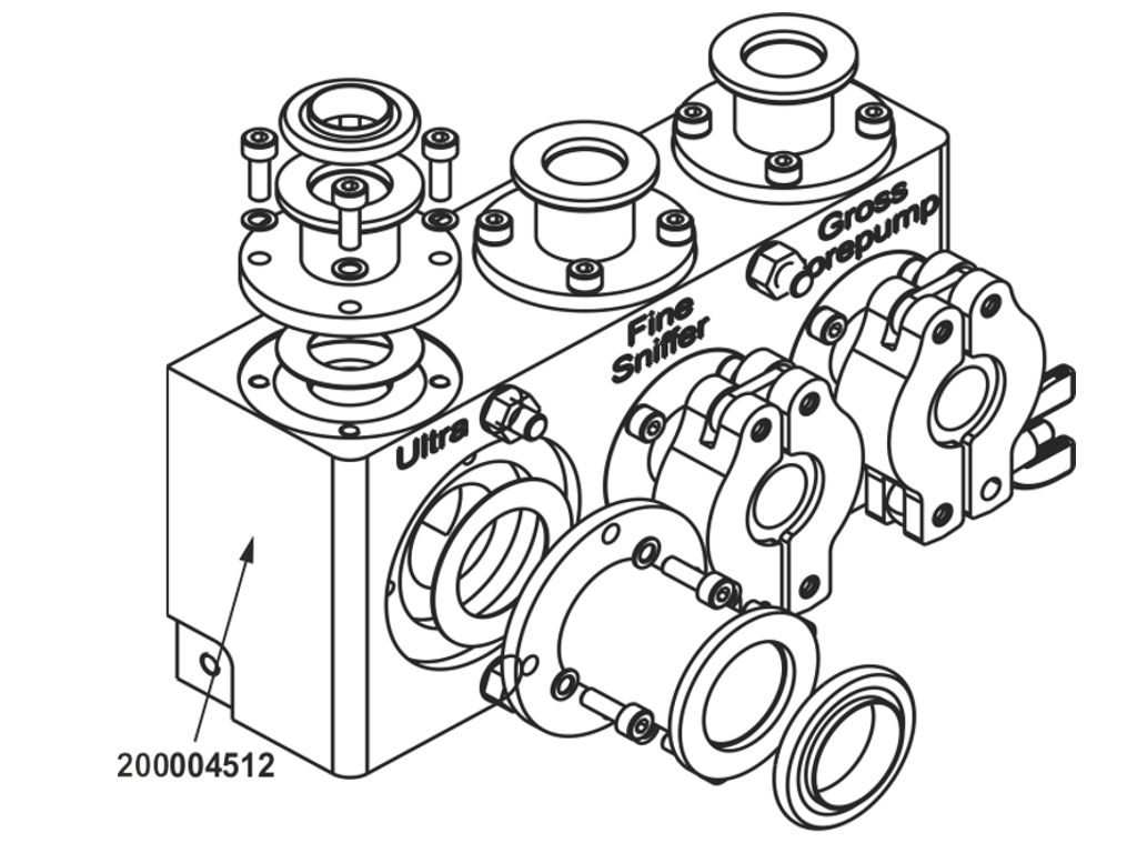 Terminal block LDS3000 complete