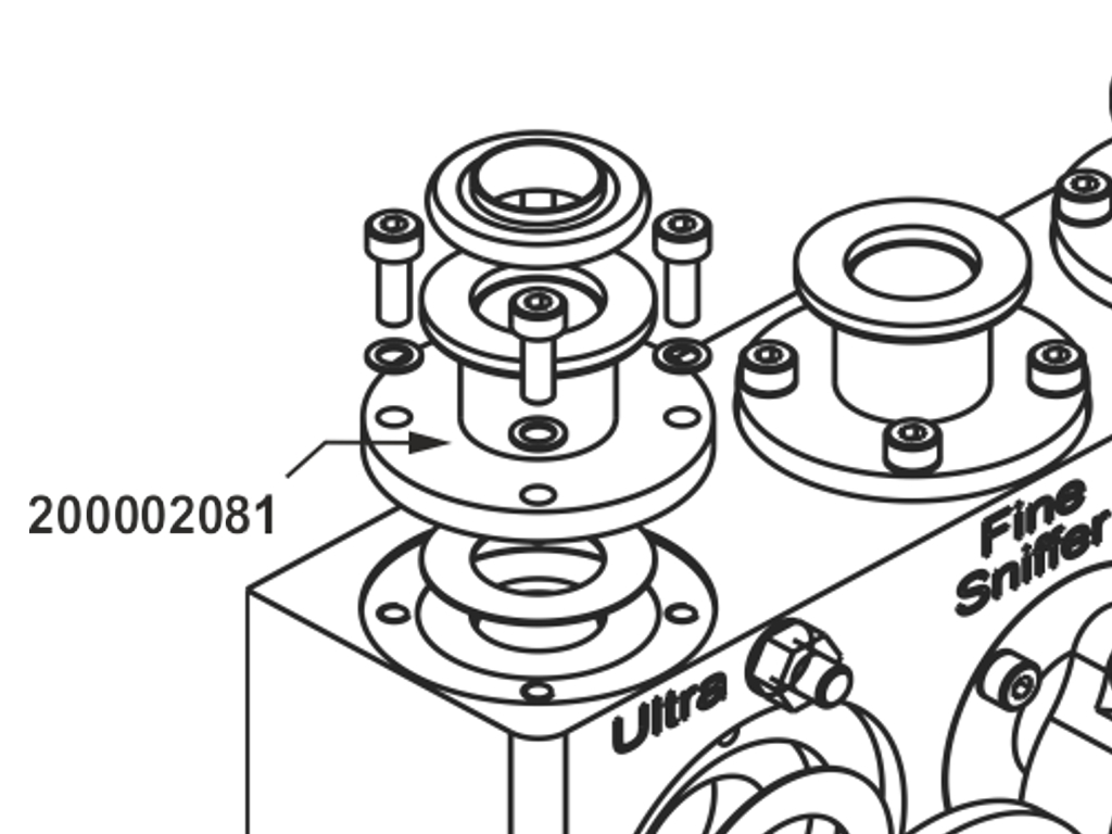 Bride de raccordement DN16 L2