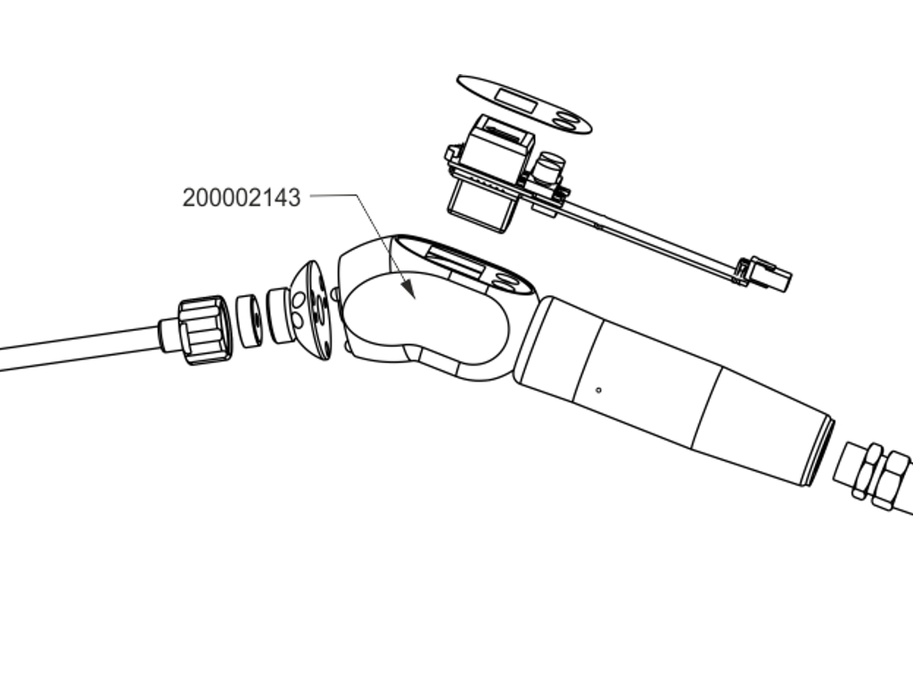 [200002143] Komple tutamak (PCB olmadan) (SN> 90001056531)