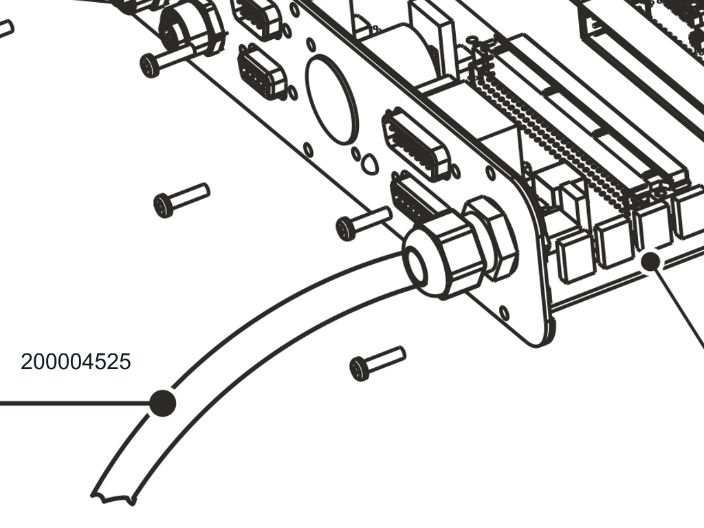 [200004525] Ion source cable LDS3000