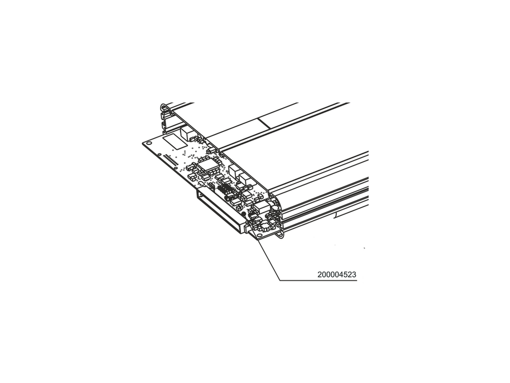 Printed circuit board MSB without firmware