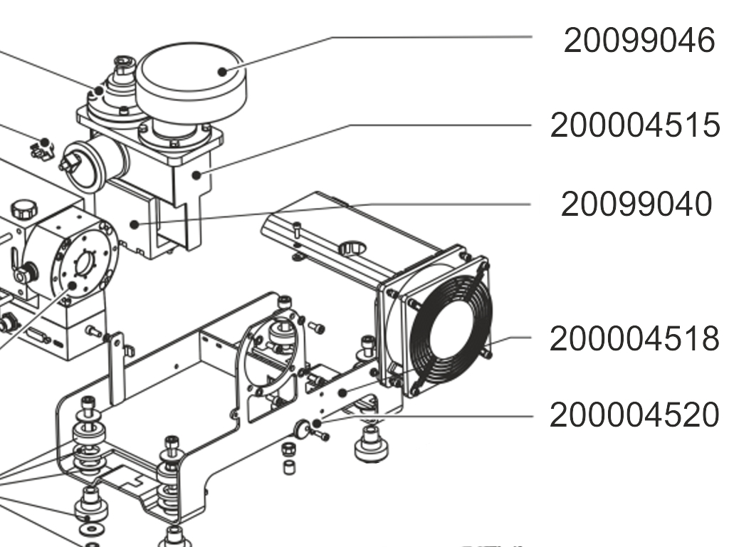 [20099040] Magnet system w. mounting material