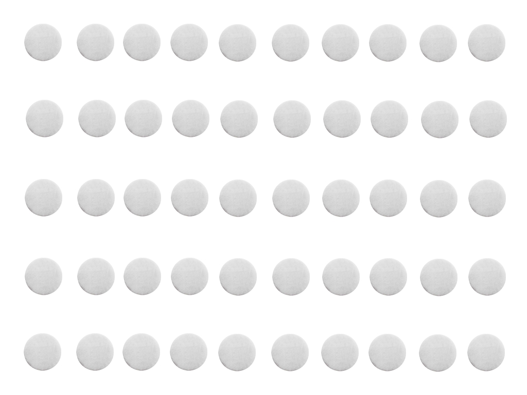 Spezialfilter-Pads für Protec P3000XL / S3XL, wasserabweisend (50 stck.)