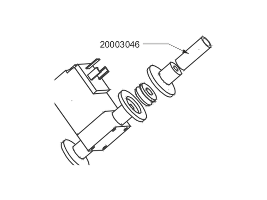 Kapatma kaplini Sniffer hattı 1/8"