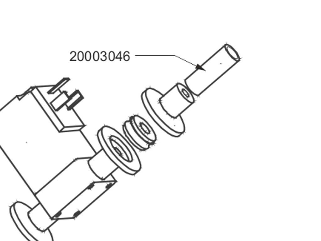 [20003046] Kapatma kaplini Sniffer hattı 1/8"