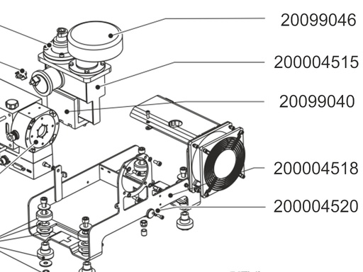 [20099040] Magnet system w. mounting material